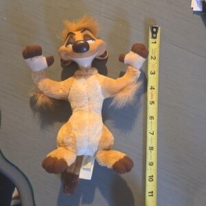 Vintage Mattel Walt Disney Lion King Timon 9 inch PLUSH toy 1994
